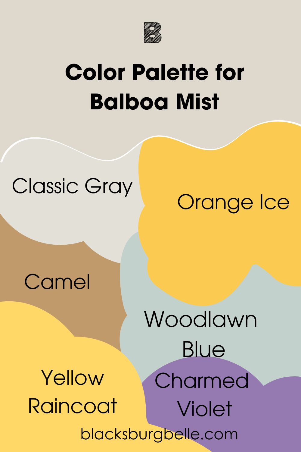 Coordinating Colors for Balboa Mist