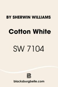 Cotton White SW 7104