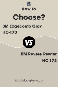 Edgecomb Gray Vs Revere Pewter
