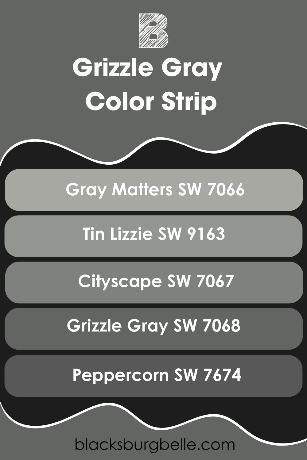 Grizzle Gray Color Strip