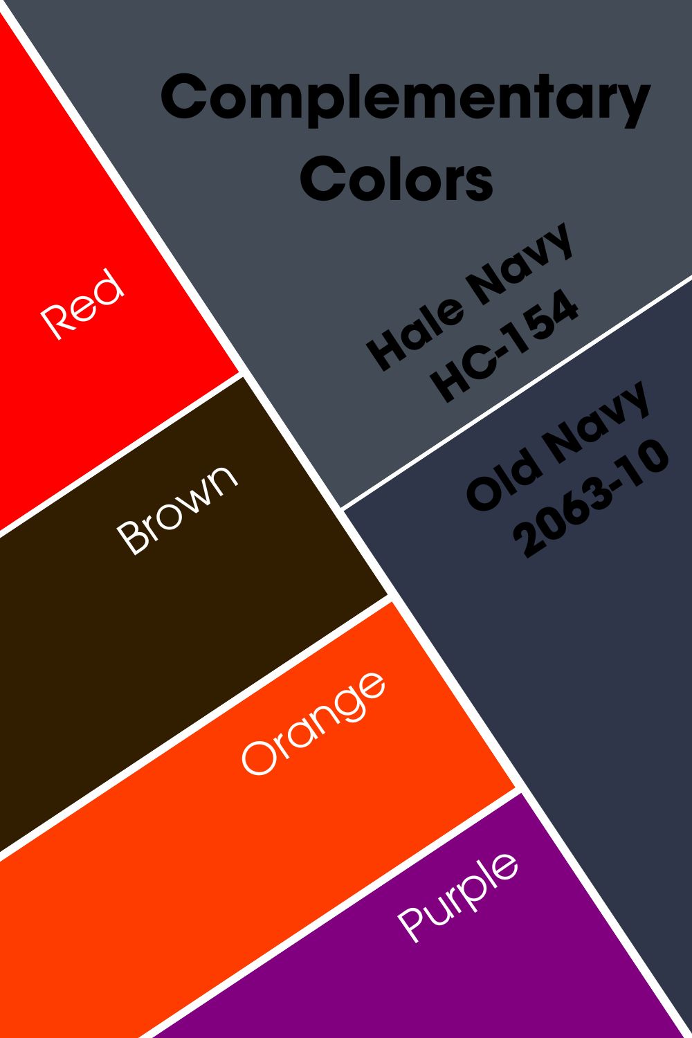 Hale Navy vs. Old Navy Complementary Colors