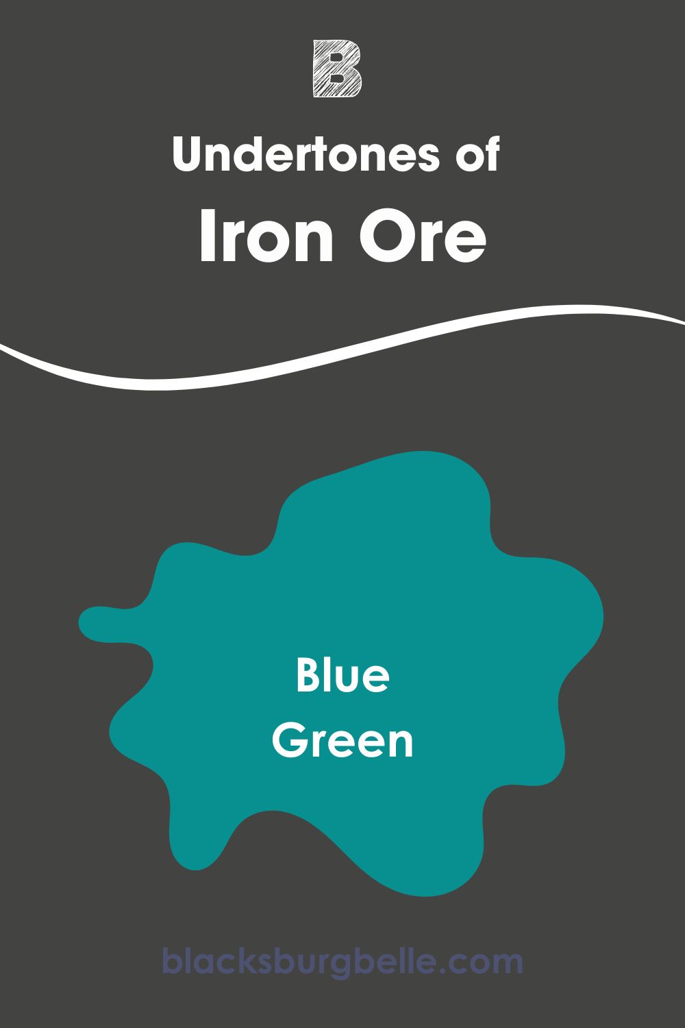 铁矿石略带蓝绿色底色