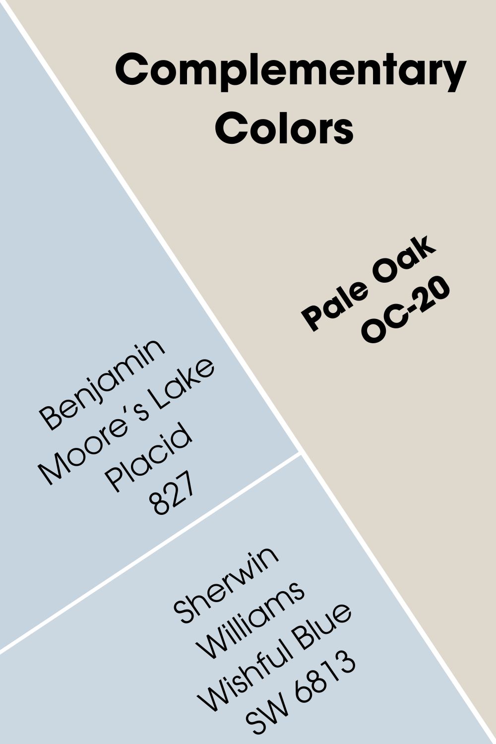 Pale Oak Complementary Colors