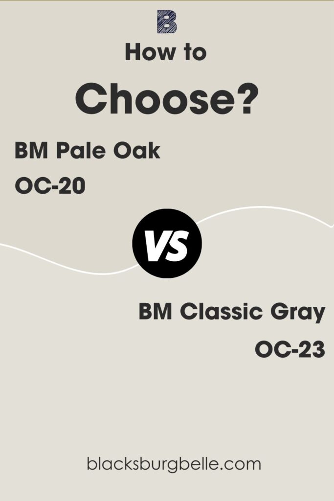 Pale Oak Vs Classic Gray