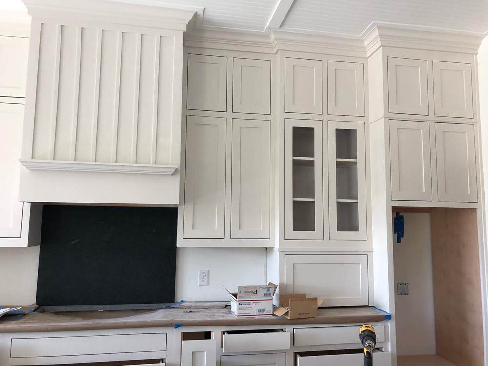 Pale Oak on Cabinets