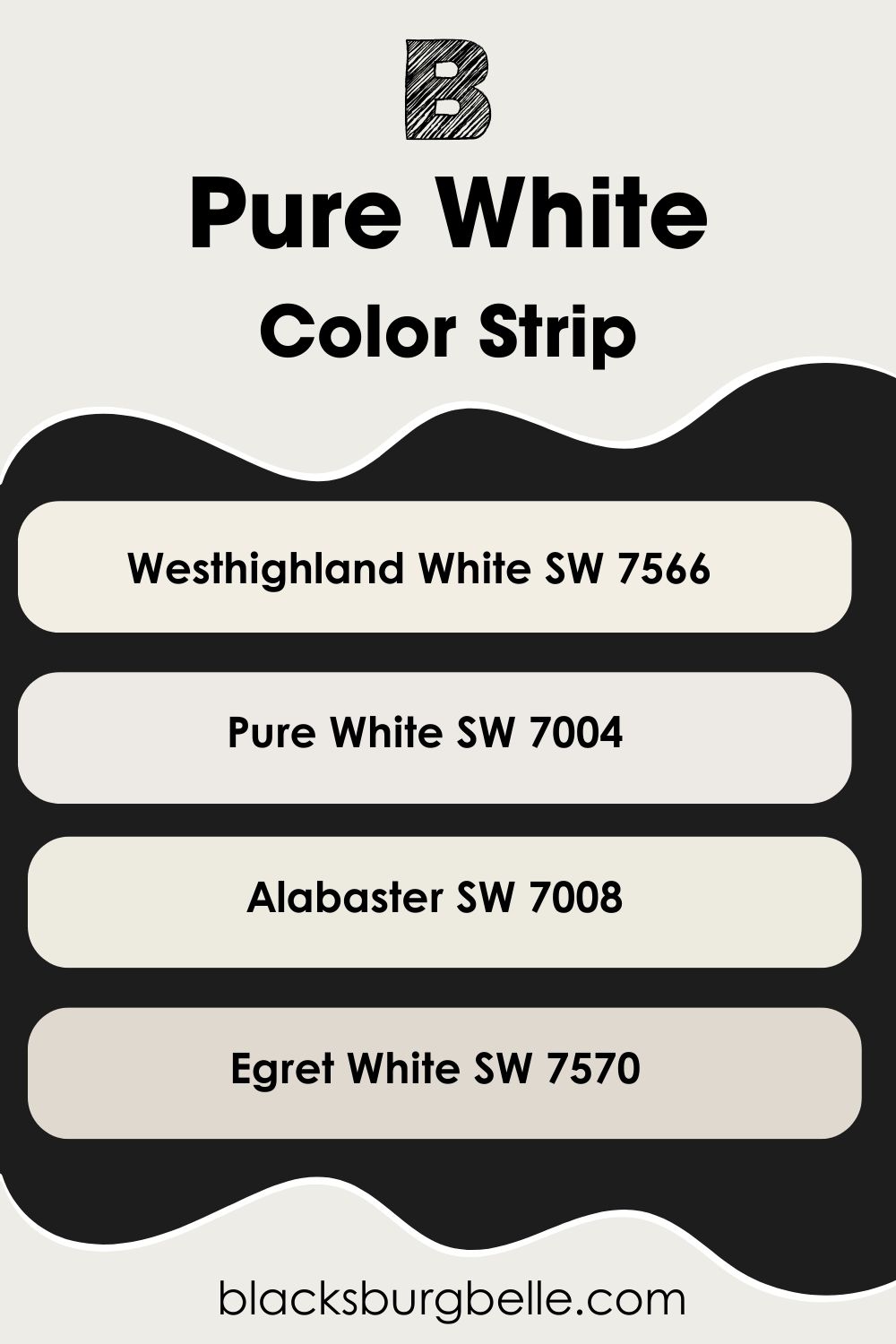 Pure White Color Strip 
