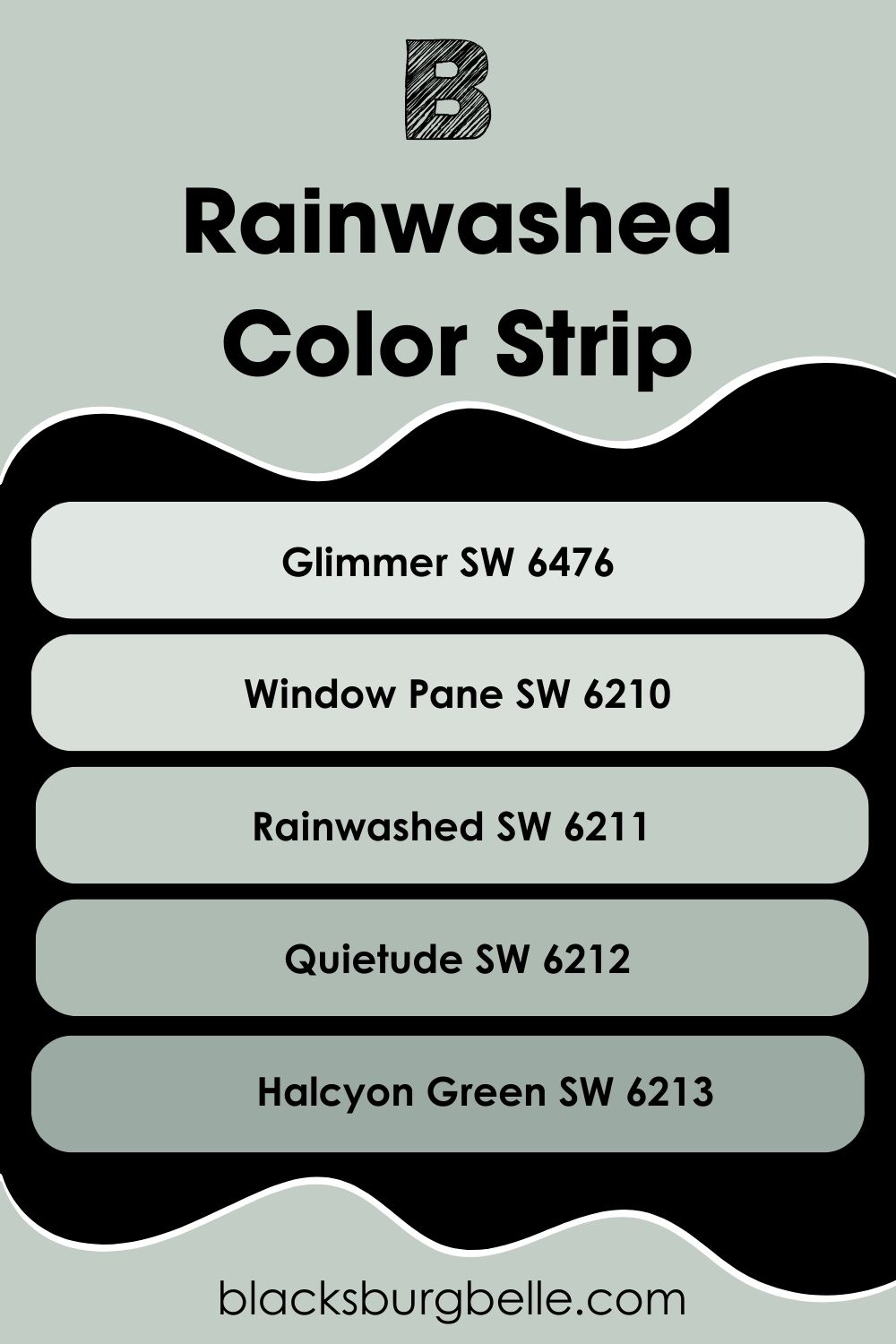 Rainwashed Color Strip