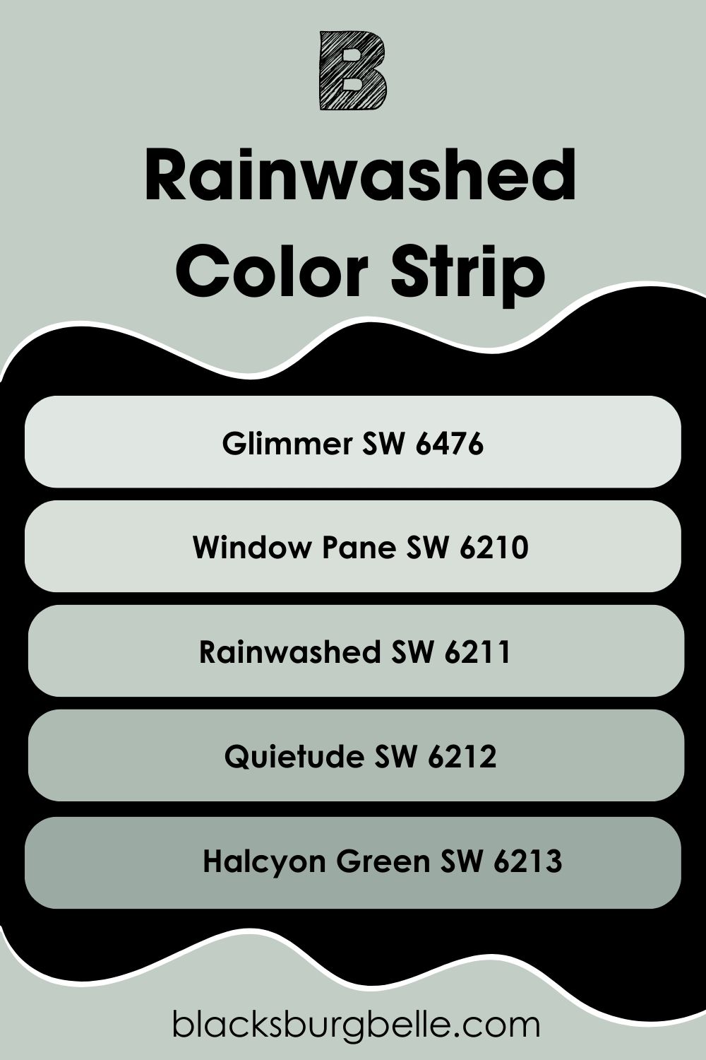 Rainwashed Color Strip