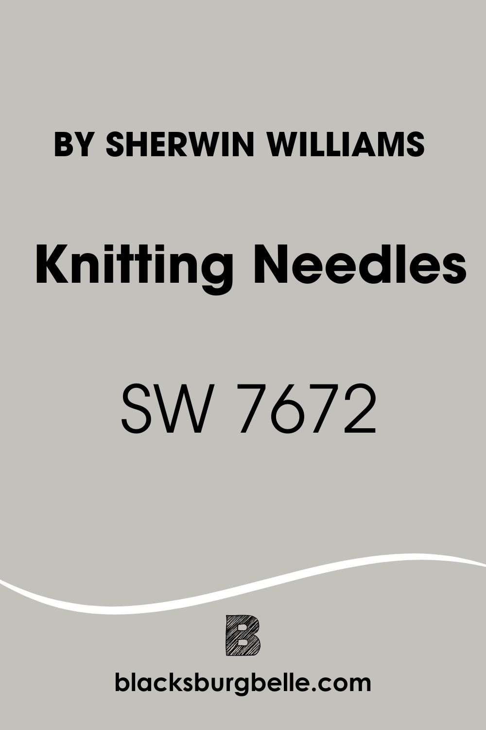 Sherwin Wiliams Knitting Needles SW 7672 