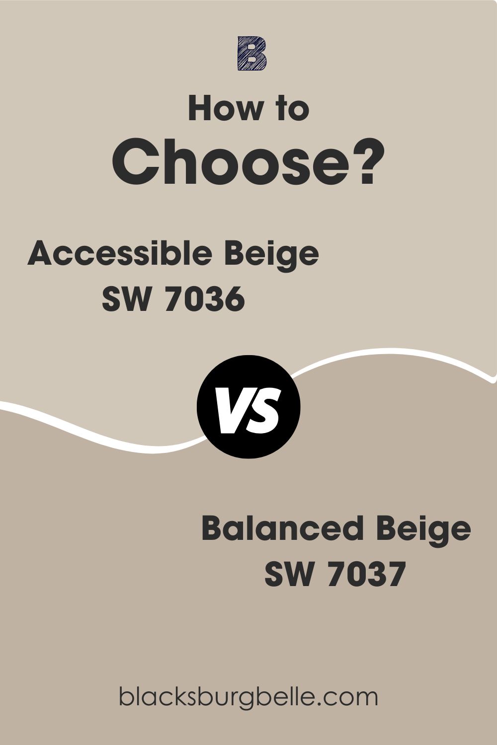 Sherwin-Williams Accessible Beige vs. Balanced Beige