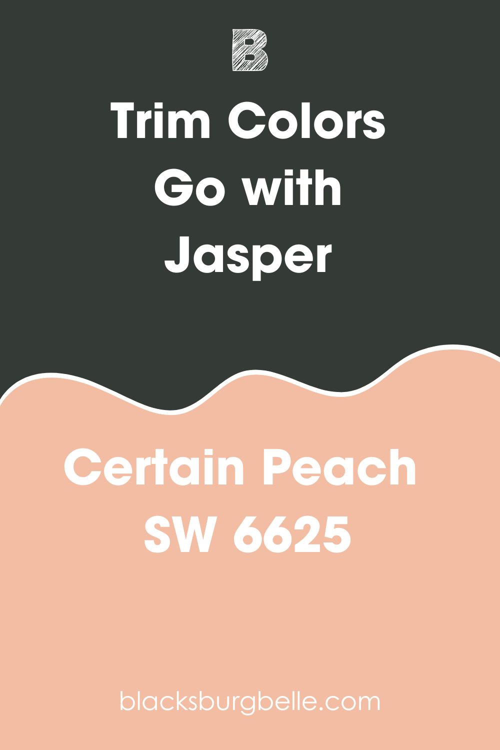 Sherwin Williams Certain Peach Go with Sherwin Williams Jasper