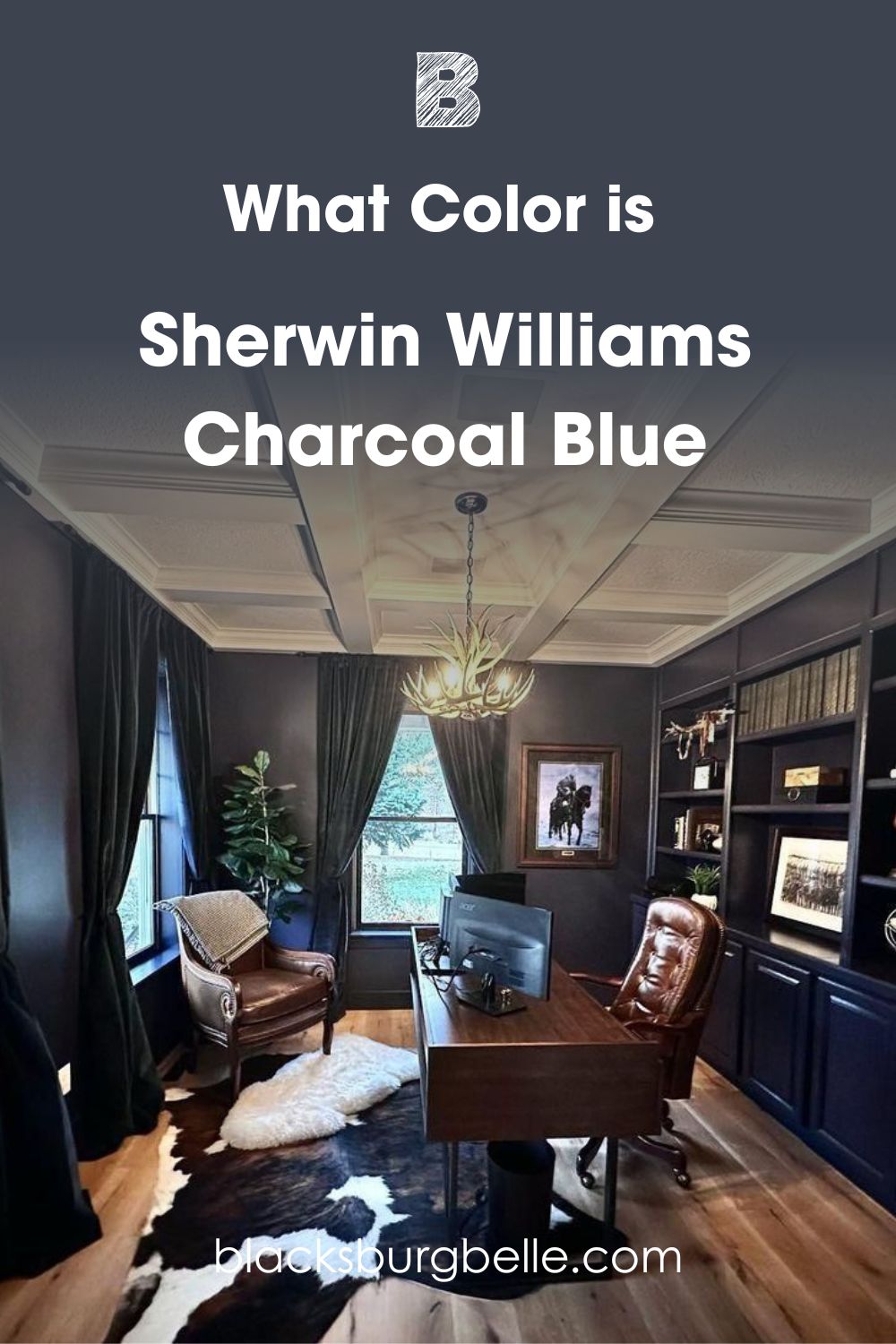 Sherwin-Williams Charcoal Blue SW 2739