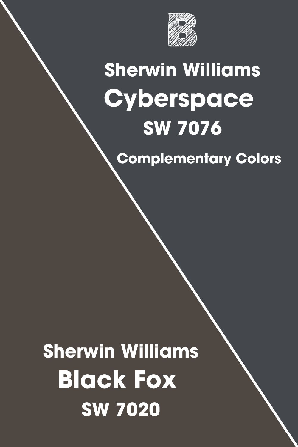 Sherwin Williams Cyberspace Complementary Colors