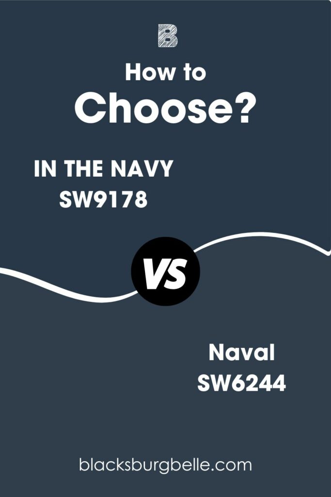 Sherwin-Williams IN THE NAVY vs. Naval