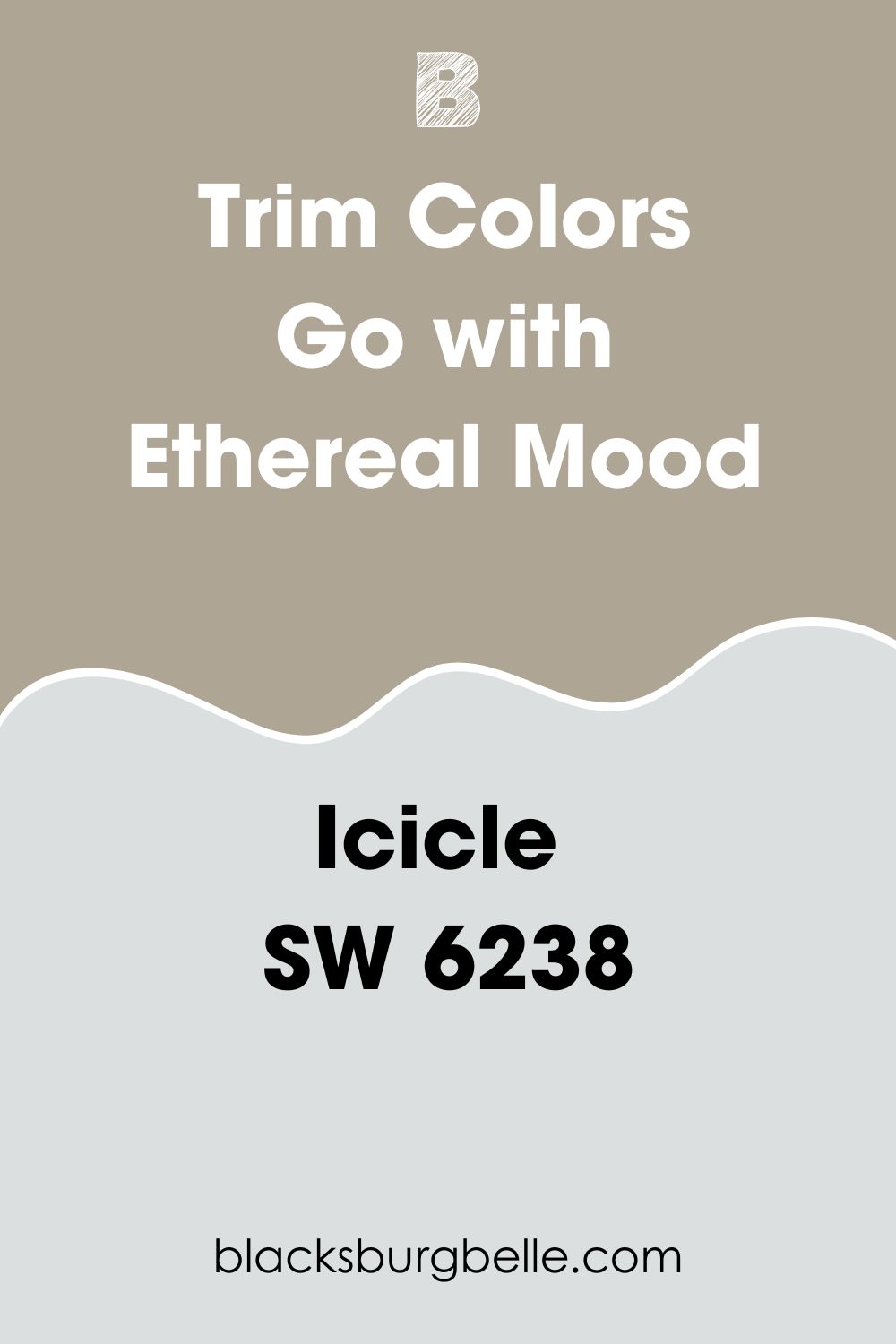 Sherwin Williams Icicle SW 6238 Work with Sherwin Williams Ethereal Mood