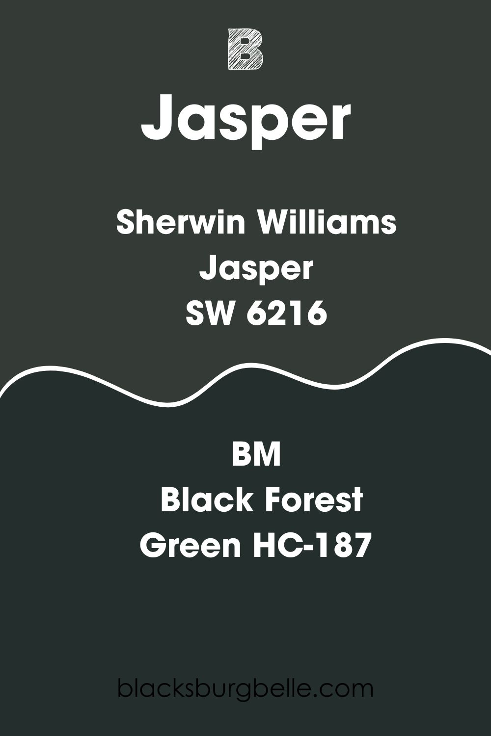 Sherwin Williams Jasper Benjamin Moore Version