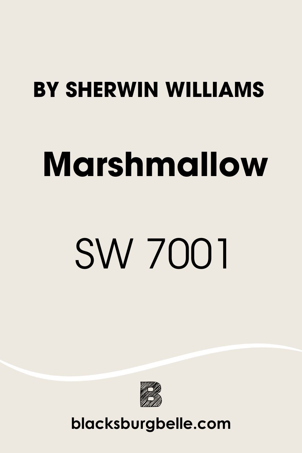 Sherwin Williams Marshmallow SW 7001