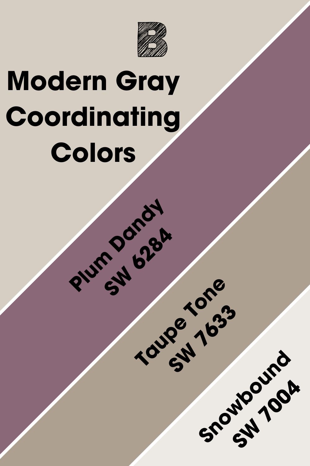 Sherwin Williams Modern Gray Coordinating Colors
