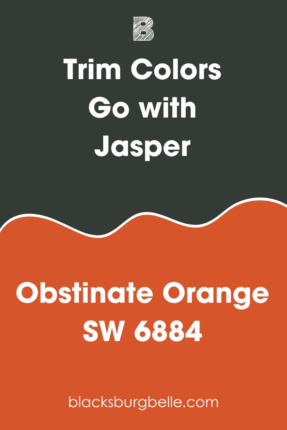 Sherwin Williams Obstinate Orange Go with Sherwin Williams Jasper
