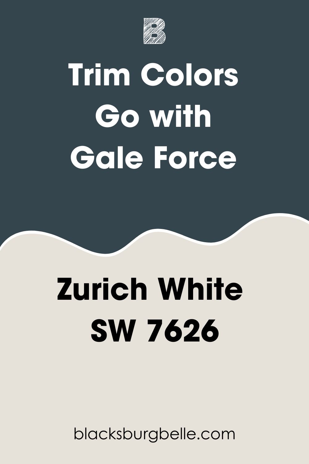 Sherwin Williams Zurich White Go with Sherwin Williams Gale Force