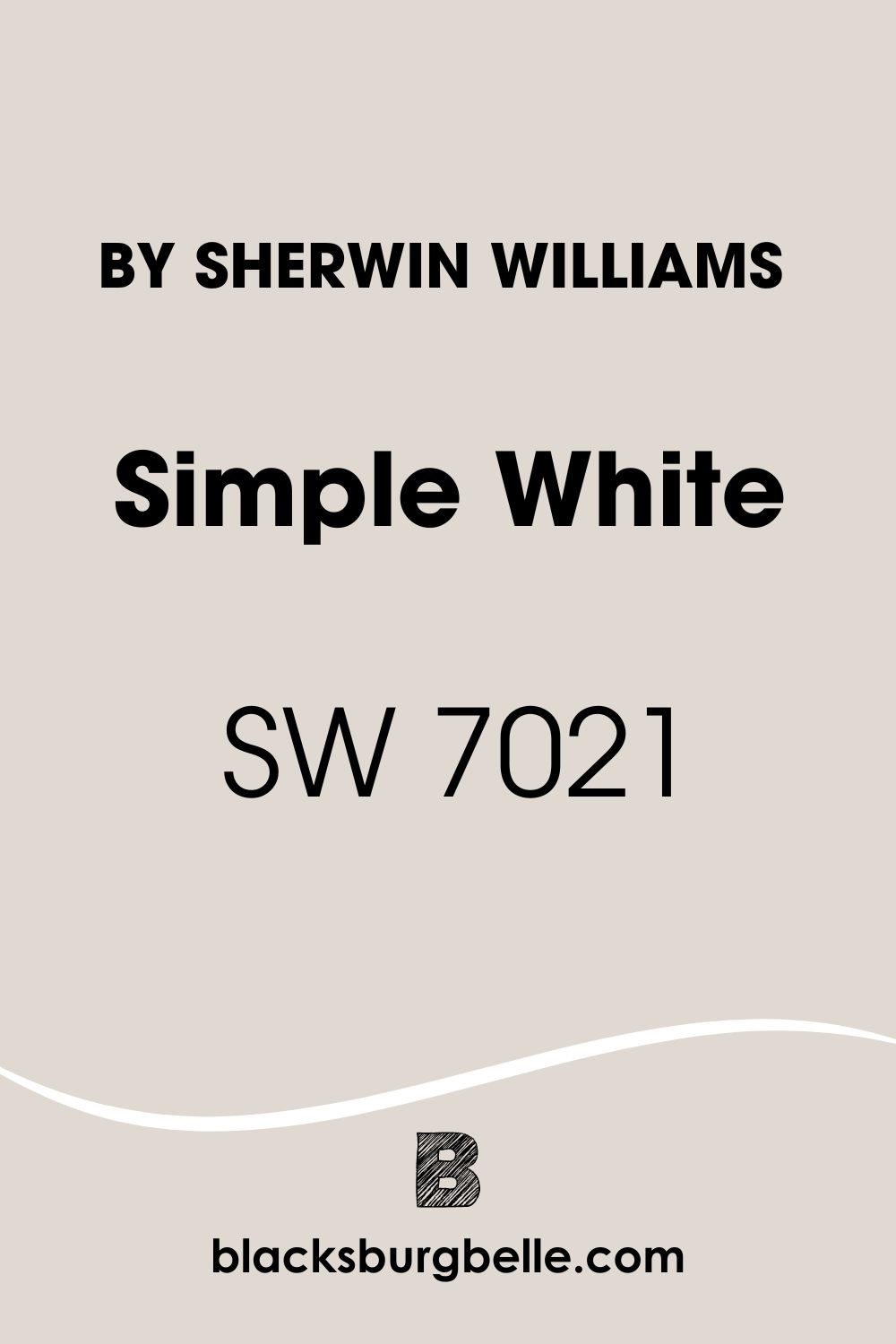 Simple White SW 7021 