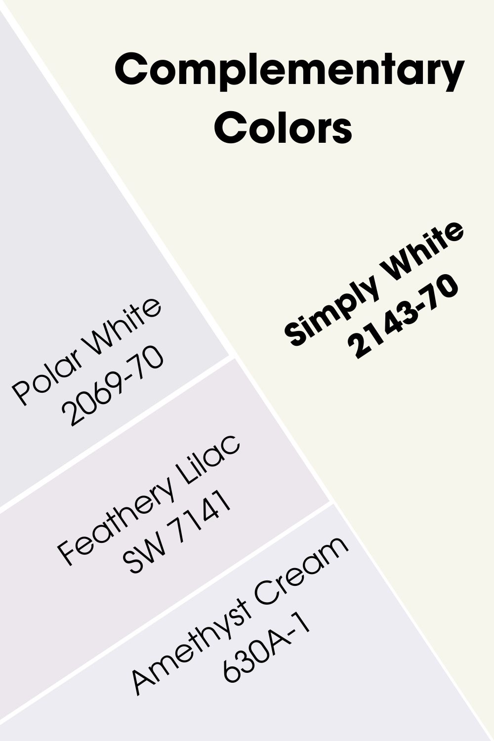 Simply White vs Complementary Colors