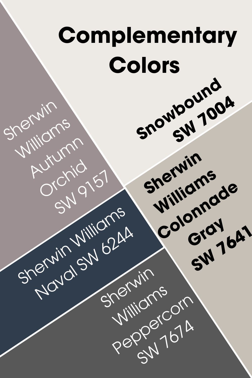 Snowbound (SW 7004) Complementary Colors