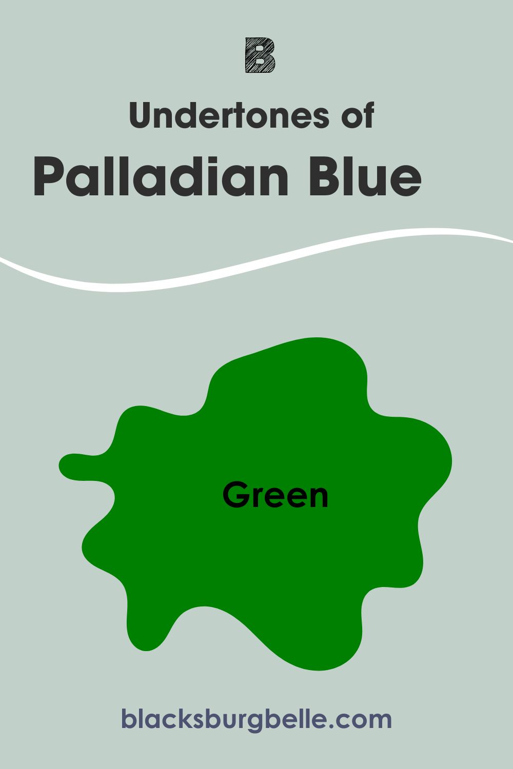 Undertones of Benjamin Moore Palladian Blue