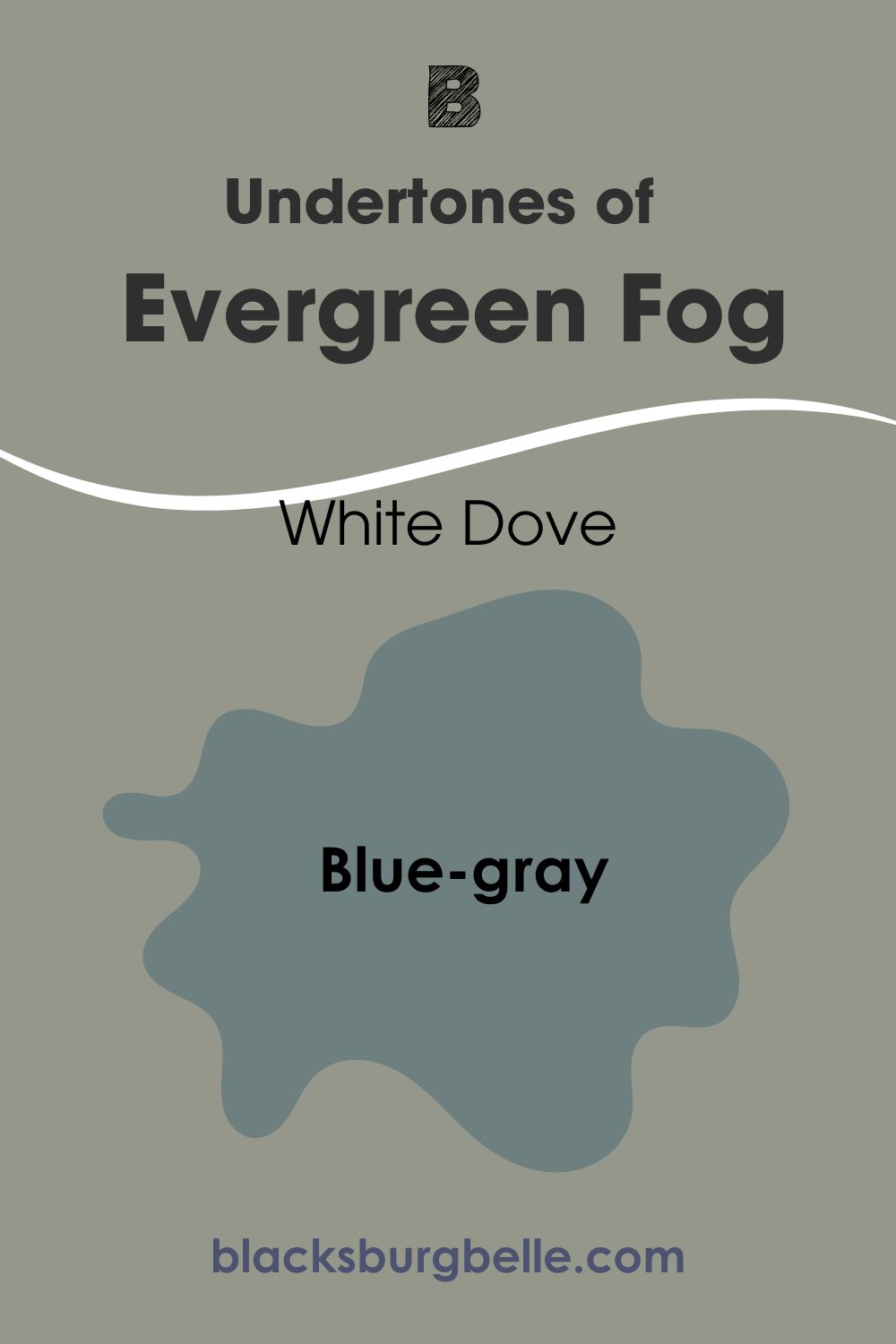 Undertones of vs Evergreen Fog