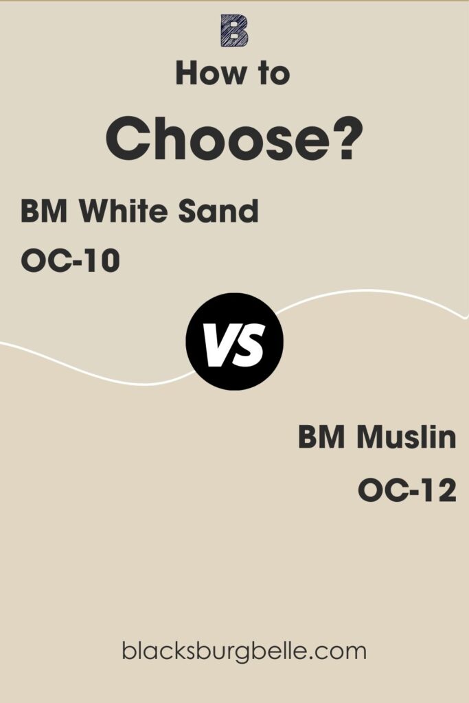 White Sand Vs Muslin