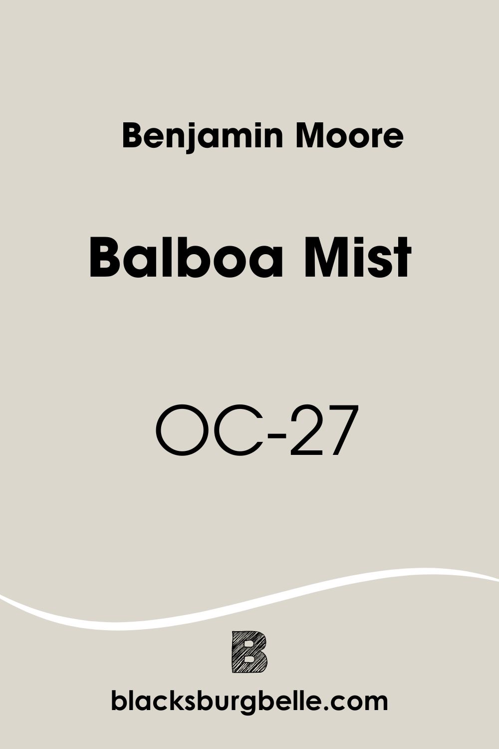 Benjamin Moore Balboa Mist OC-27