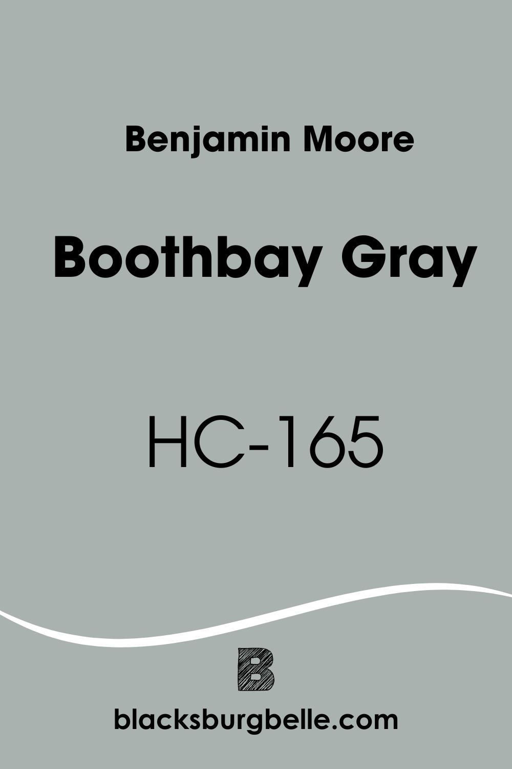 Benjamin Moore Boothbay Gray HC-165 