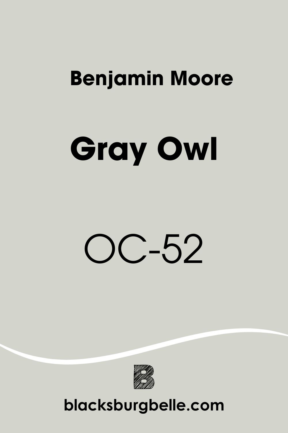 Benjamin Moore Gray Owl OC-52