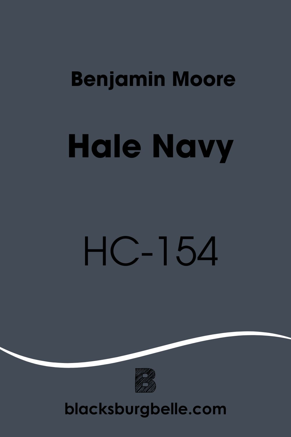 Benjamin Moore Hale Navy HC-154