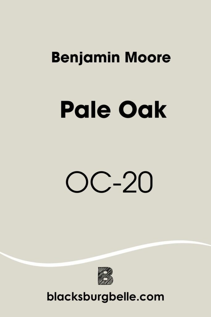 Benjamin Moore Pale Oak OC-20