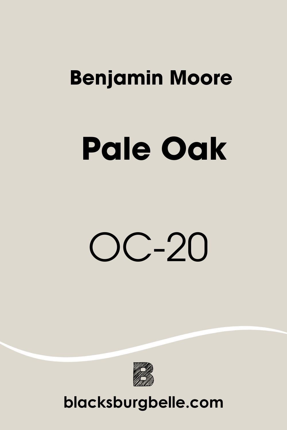 Benjamin Moore Pale Oak OC-20 