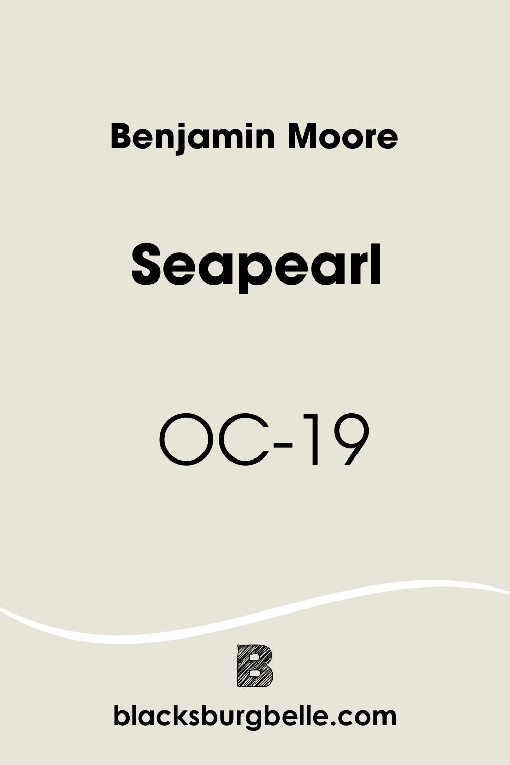 Benjamin Moore Seapearl OC-19 