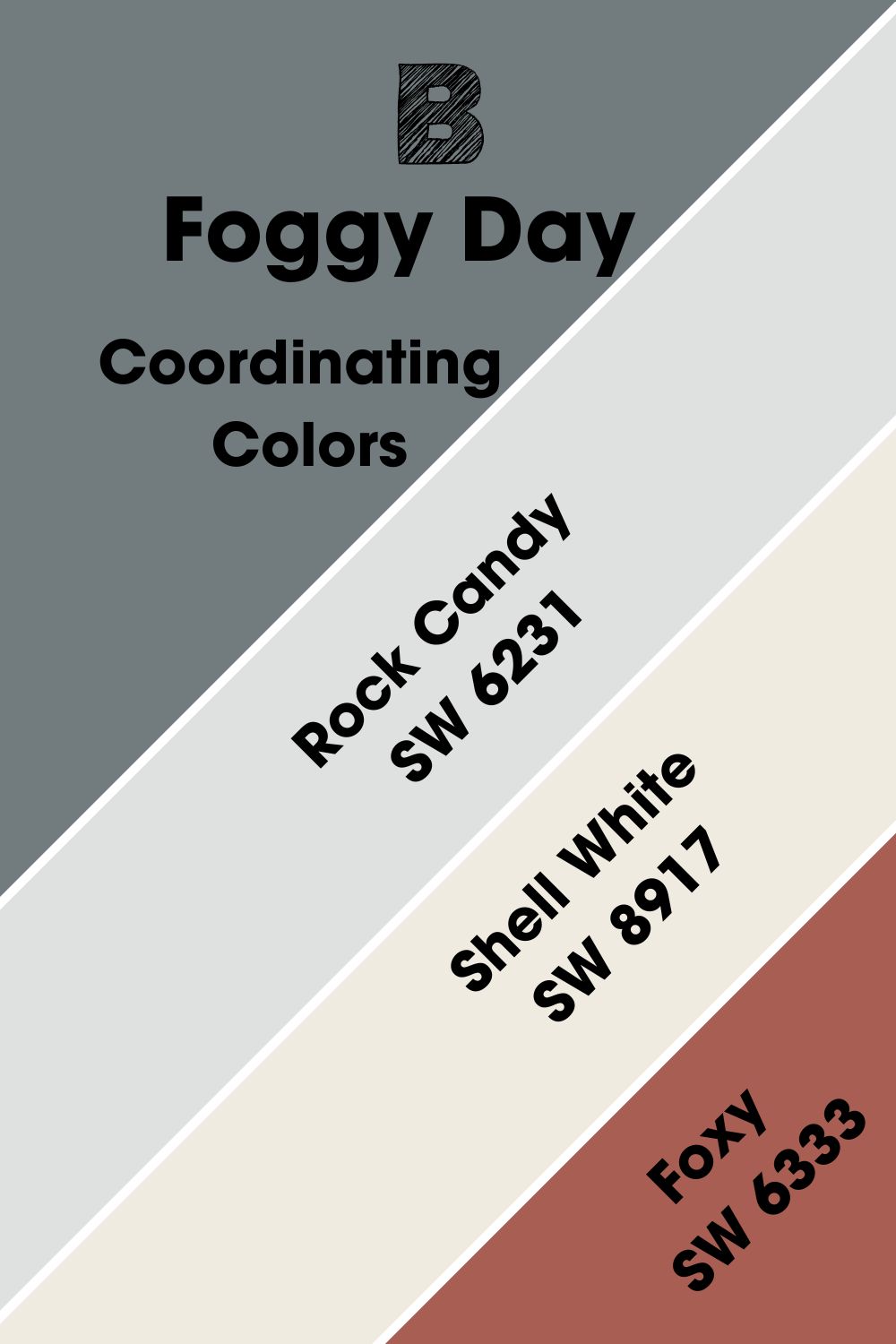 Foggy Day SW 6235 Coordinating Colors