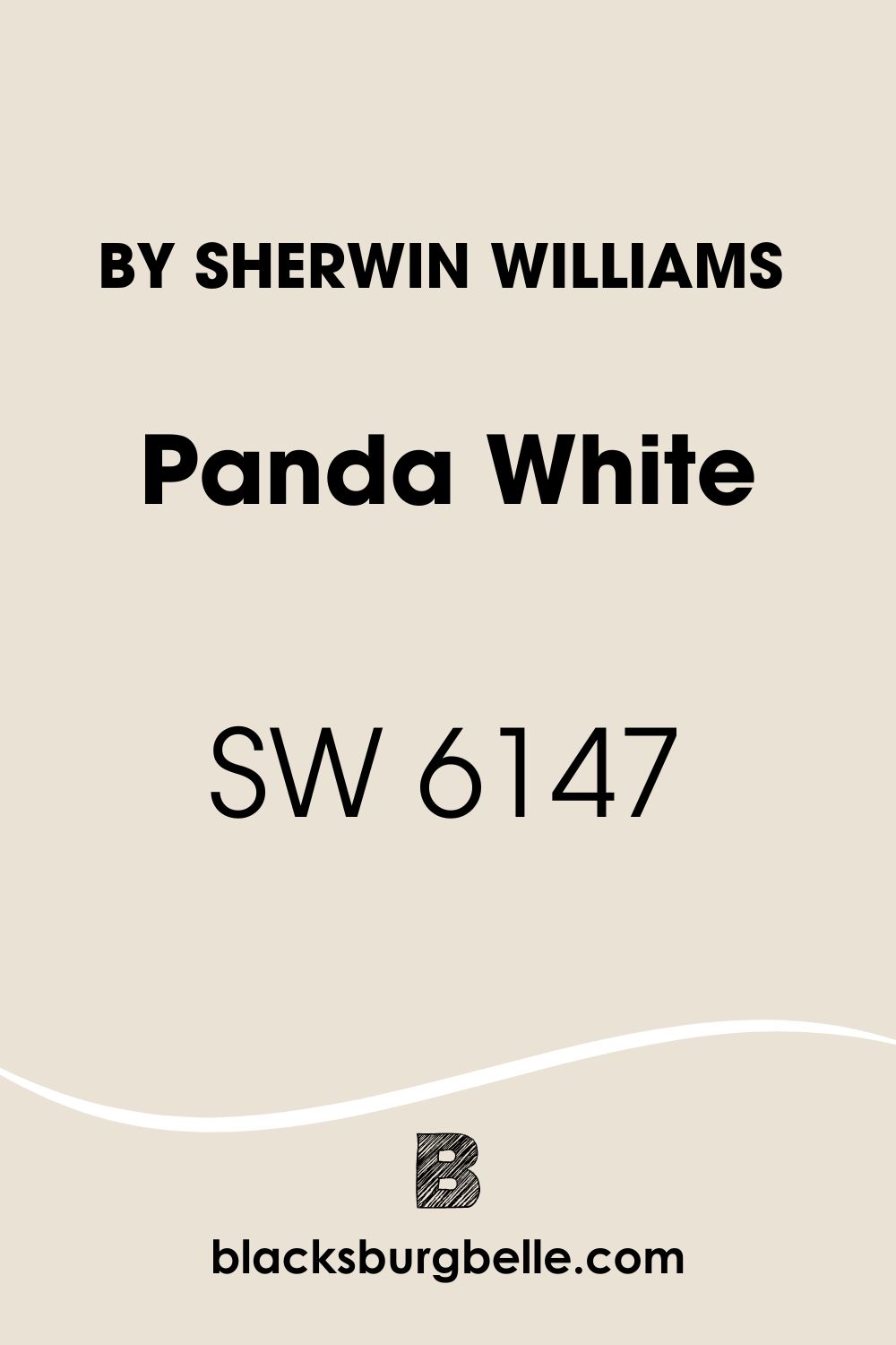 Sherwin Williams Panda White SW 6147