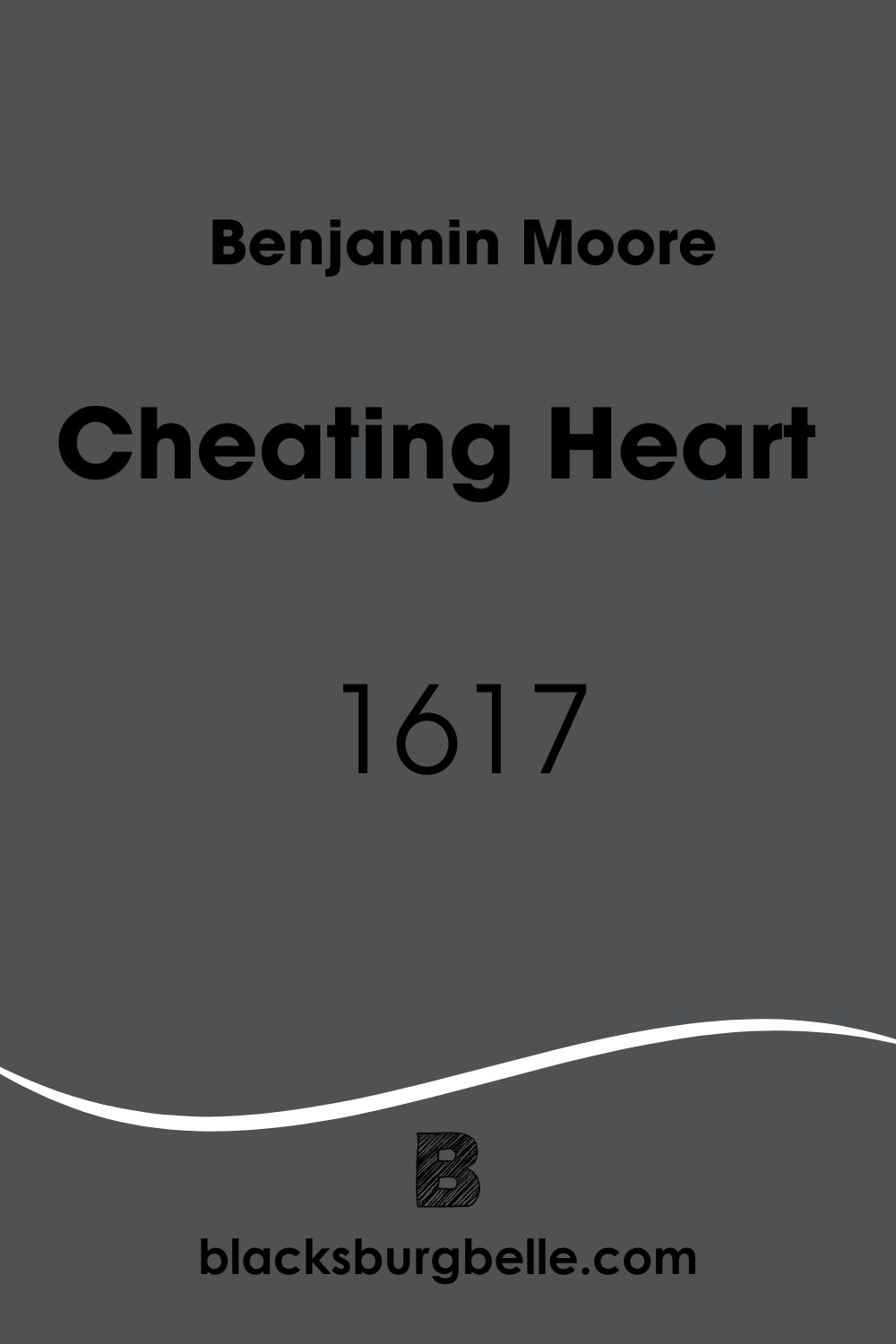 Benjamin Moore Cheating Heart 1617