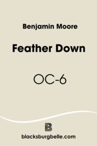 Benjamin Moore Feather Down OC-6