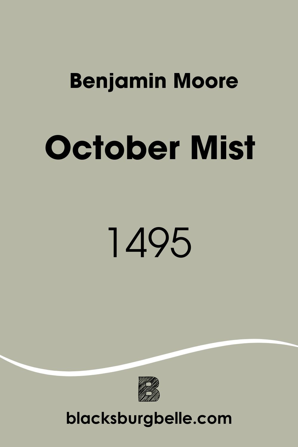 Benjamin Moore October Mist 1495 