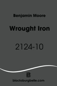 Benjamin Moore Wrought Iron 2124-10