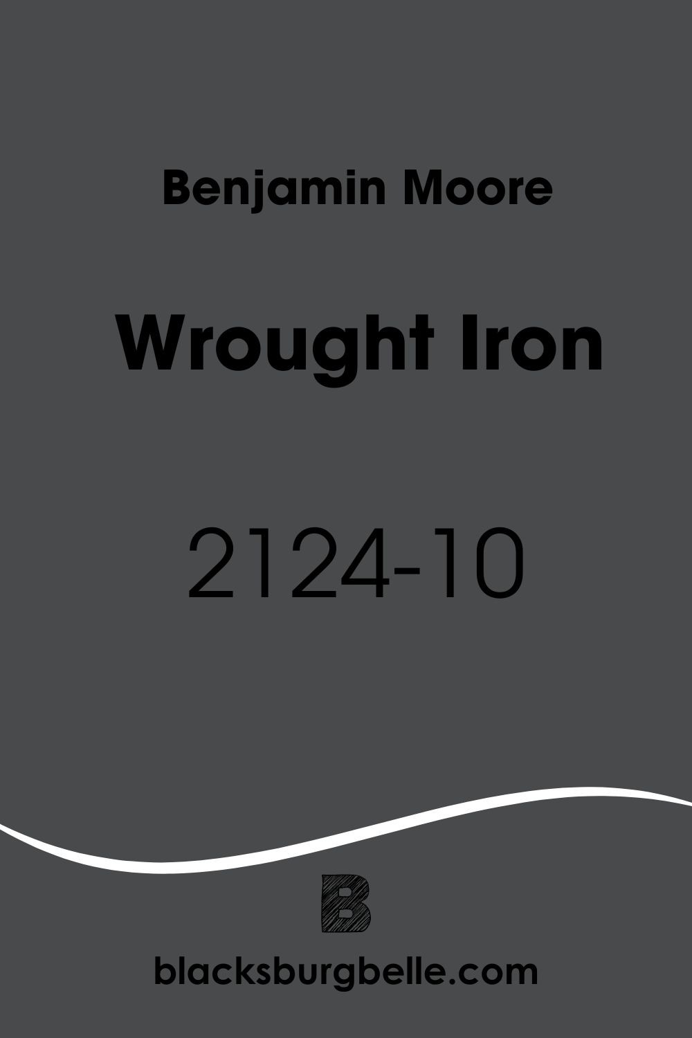 Benjamin Moore Wrought Iron 2124-10 