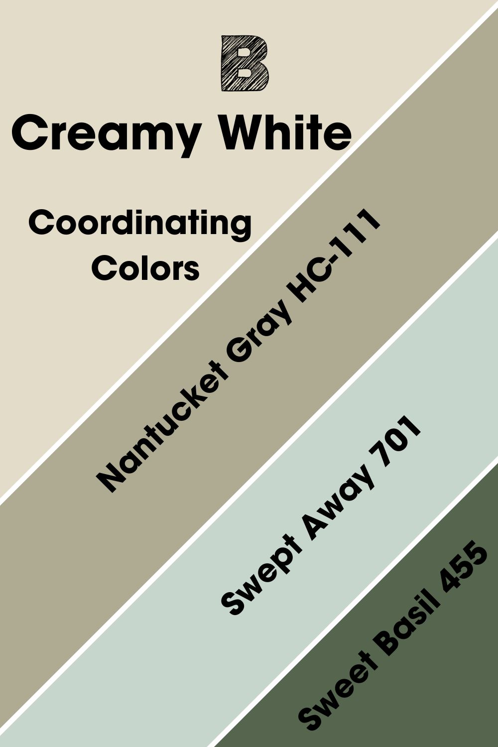  Coordinating Colors forCreamy White