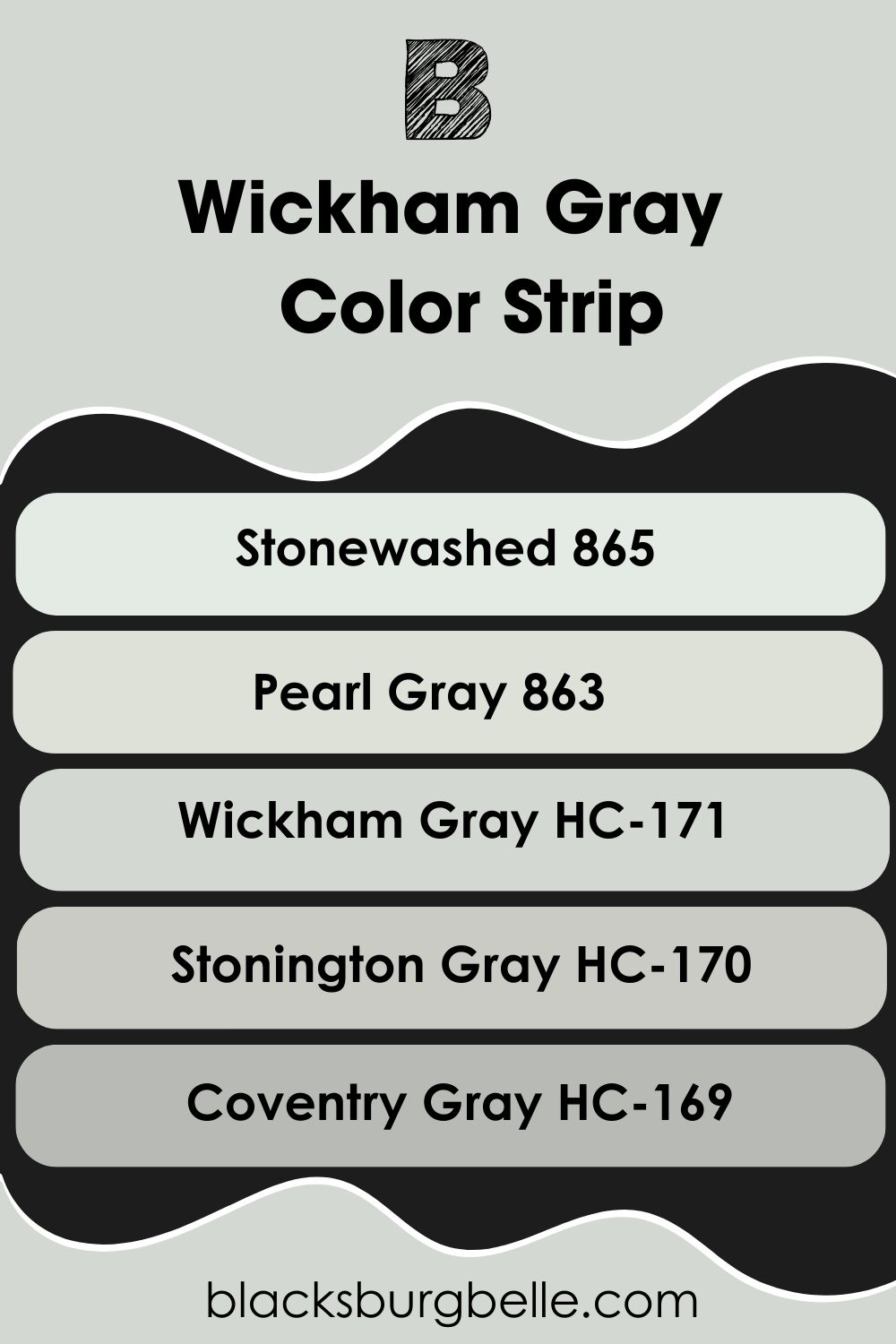 Wickham Gray Color Strip
